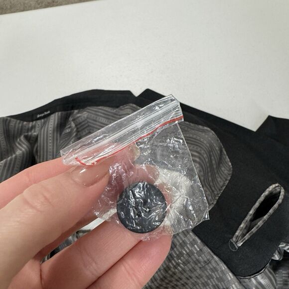 Giorgio Fiorelli Mens Suit Jacket 40 Charcoal Gray Euro Slim Fit Blazer Formal - Picture 12 of 13